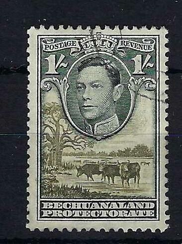 Image of Bechuanaland - Bechuanaland Protectorate SG 125a FU British Commonwealth Stamp